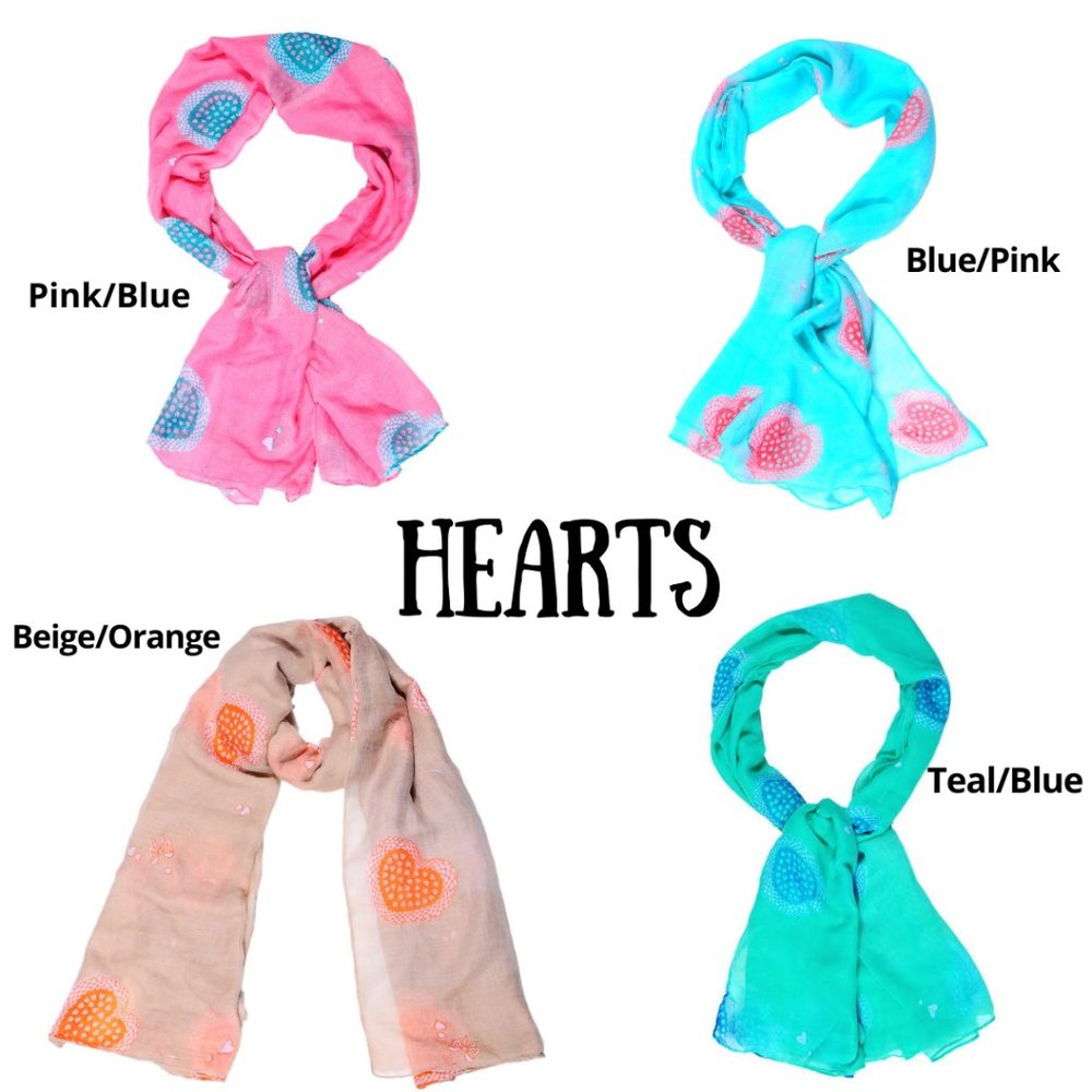 4 Chiffon Scarve BUNDLE
